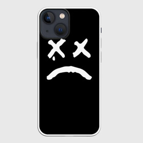 Чехол для iPhone 13 mini с принтом LiL PEEP RIP в Кировске,  |  | band | cry baby | emo | lil peep | music | musician | rap | smile | swag | tear | музыка | музыкант | нытик | рэп | сваг | слеза | смайлик | эмо