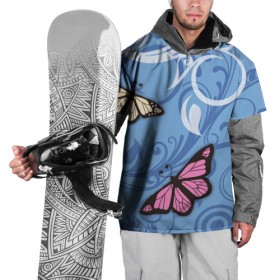 Накидка на куртку 3D с принтом Чудо природы в Кировске, 100% полиэстер |  | бабочки | волшебство | крылья | насекомое | полет | природа | сказка | цветное | яркое