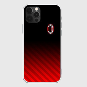 Чехол для iPhone 12 Pro Max с принтом AC MILAN в Кировске, Силикон |  | ac milan | fc | fc milan | football | milan | soccer | белый | клуб | красный | милан | спорт | спортивные | фк | футбол | цвет.логотип | черный | эмблема