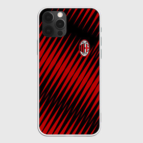 Чехол для iPhone 12 Pro Max с принтом AC MILAN в Кировске, Силикон |  | ac milan | fc | fc milan | football | milan | soccer | белый | клуб | красный | милан | спорт | спортивные | фк | футбол | цвет.логотип | черный | эмблема