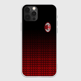 Чехол для iPhone 12 Pro Max с принтом AC MILAN в Кировске, Силикон |  | ac milan | fc | fc milan | football | milan | soccer | белый | клуб | красный | милан | спорт | спортивные | фк | футбол | цвет.логотип | черный | эмблема