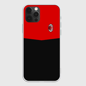 Чехол для iPhone 12 Pro Max с принтом AC MILAN в Кировске, Силикон |  | ac milan | fc | fc milan | football | milan | soccer | белый | клуб | красный | милан | спорт | спортивные | фк | футбол | цвет.логотип | черный | эмблема