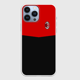 Чехол для iPhone 13 Pro Max с принтом AC MILAN в Кировске,  |  | Тематика изображения на принте: ac milan | fc | fc milan | football | milan | soccer | белый | клуб | красный | милан | спорт | спортивные | фк | футбол | цвет.логотип | черный | эмблема