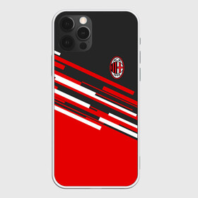 Чехол для iPhone 12 Pro Max с принтом AC MILAN в Кировске, Силикон |  | ac milan | fc | fc milan | football | milan | soccer | белый | клуб | красный | милан | спорт | спортивные | фк | футбол | цвет.логотип | черный | эмблема