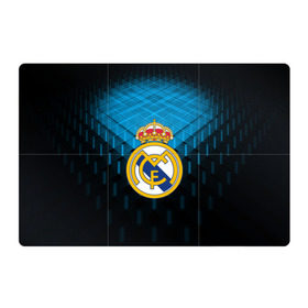 Магнитный плакат 3Х2 с принтом Real Madrid 2018 Original в Кировске, Полимерный материал с магнитным слоем | 6 деталей размером 9*9 см | emirates | fc | real madrid | геометрия | реал мадрид | футбольный клуб | эмблема