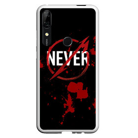 Чехол для Honor P Smart Z с принтом Never Metallica в Кировске, Силикон | Область печати: задняя сторона чехла, без боковых панелей | metallica | группа | джеймс хэтфилд | кирк хэмметт | ларс ульрих | метал | металика | металлика | миталика | музыка | роберт трухильо | рок | трэш | трэшметал | хард | хардрок | хеви | хевиметал