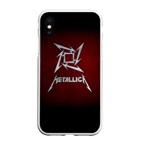 Чехол для iPhone XS Max матовый с принтом Metallica в Кировске, Силикон | Область печати: задняя сторона чехла, без боковых панелей | metallica | группа | джеймс хэтфилд | кирк хэмметт | ларс ульрих | метал | металика | металлика | миталика | музыка | роберт трухильо | рок | трэш | трэшметал | хард | хардрок | хеви | хевиметал