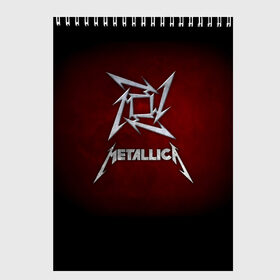 Скетчбук с принтом Metallica в Кировске, 100% бумага
 | 48 листов, плотность листов — 100 г/м2, плотность картонной обложки — 250 г/м2. Листы скреплены сверху удобной пружинной спиралью | metallica | группа | джеймс хэтфилд | кирк хэмметт | ларс ульрих | метал | металика | металлика | миталика | музыка | роберт трухильо | рок | трэш | трэшметал | хард | хардрок | хеви | хевиметал