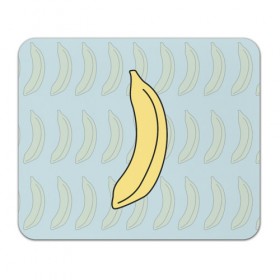 Коврик прямоугольный с принтом банан в Кировске, натуральный каучук | размер 230 х 185 мм; запечатка лицевой стороны | banana | банан
