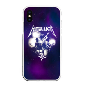 Чехол для iPhone XS Max матовый с принтом Metallica в Кировске, Силикон | Область печати: задняя сторона чехла, без боковых панелей | metallica | группа | джеймс хэтфилд | кирк хэмметт | ларс ульрих | метал | металика | металлика | миталика | музыка | роберт трухильо | рок | трэш | трэшметал | хард | хардрок | хеви | хевиметал