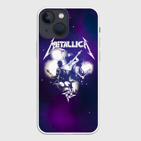 Чехол для iPhone 13 mini с принтом Metallica в Кировске,  |  | metallica | группа | джеймс хэтфилд | кирк хэмметт | ларс ульрих | метал | металика | металлика | миталика | музыка | роберт трухильо | рок | трэш | трэшметал | хард | хардрок | хеви | хевиметал