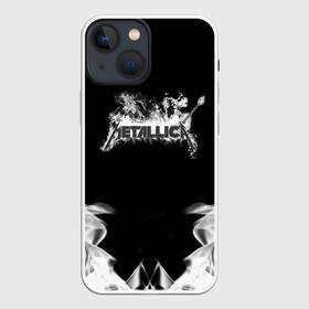 Чехол для iPhone 13 mini с принтом Metallica в Кировске,  |  | metallica | группа | джеймс хэтфилд | кирк хэмметт | ларс ульрих | метал | металика | металлика | миталика | музыка | роберт трухильо | рок | трэш | трэшметал | хард | хардрок | хеви | хевиметал