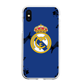 Чехол для iPhone XS Max матовый с принтом Real Madrid 2018 Original в Кировске, Силикон | Область печати: задняя сторона чехла, без боковых панелей | Тематика изображения на принте: fc | real madrid | реал мадрид | спорт | спортивные | фк | футбол | футбольный клуб