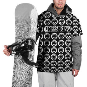 Накидка на куртку 3D с принтом The Offspring в Кировске, 100% полиэстер |  | offspring | офспринг | оффспринг | рок