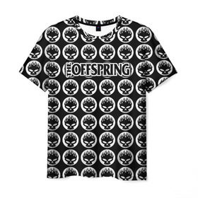 Мужская футболка 3D с принтом The Offspring в Кировске, 100% полиэфир | прямой крой, круглый вырез горловины, длина до линии бедер | offspring | офспринг | оффспринг | рок