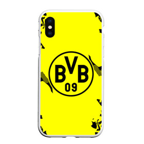 Чехол для iPhone XS Max матовый с принтом FC Borussia 2018 Original в Кировске, Силикон | Область печати: задняя сторона чехла, без боковых панелей | Тематика изображения на принте: боруссия | дортмунд