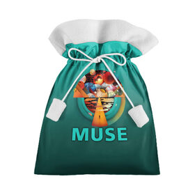 Подарочный 3D мешок с принтом Muse в Кировске, 100% полиэстер | Размер: 29*39 см | 