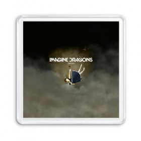 Магнит 55*55 с принтом Imagine Dragons Dream в Кировске, Пластик | Размер: 65*65 мм; Размер печати: 55*55 мм | Тематика изображения на принте: альтернативный | американская | группа | драгонс | имеджин | инди | индирок | поп | рок | электроник