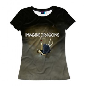Женская футболка 3D с принтом Imagine Dragons Dream в Кировске, 100% полиэфир ( синтетическое хлопкоподобное полотно) | прямой крой, круглый вырез горловины, длина до линии бедер | альтернативный | американская | группа | драгонс | имеджин | инди | индирок | поп | рок | электроник