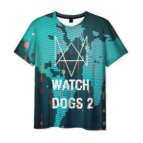 Мужская футболка 3D с принтом Watch Dogs 2 NETWORK HACK в Кировске, 100% полиэфир | прямой крой, круглый вырез горловины, длина до линии бедер | game | wath dogs 2 | город | девушка | дрон | игры | компьютеры | пистолет | телефон | технологии | хакер