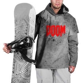 Накидка на куртку 3D с принтом DOOM GRAY SPACE в Кировске, 100% полиэстер |  | Тематика изображения на принте: art | doom | game | возвращение | дум | игра | легенда | шутер