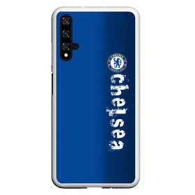 Чехол для Honor 20 с принтом Chelsea Uniform в Кировске, Силикон | Область печати: задняя сторона чехла, без боковых панелей | chelsea | emirates | fc | абстракция | геометрия | зож | клуб | линии | мода | модные | мяч | спорт | спортивные | стиль | тренды | флаг россии | футбол | футбольный клуб | челси | экстрим | эмблема