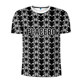 Мужская футболка 3D спортивная с принтом Placebo в Кировске, 100% полиэстер с улучшенными характеристиками | приталенный силуэт, круглая горловина, широкие плечи, сужается к линии бедра | placebo | альтернативный | инди | индирок | плацебо | рок