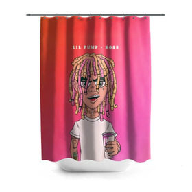 Штора 3D для ванной с принтом Lil Pump Boss в Кировске, 100% полиэстер | плотность материала — 100 г/м2. Стандартный размер — 146 см х 180 см. По верхнему краю — пластиковые люверсы для креплений. В комплекте 10 пластиковых колец | hip hop | hiphop | lil pump | mc | rap | газзи гарсия | зачитал | клауд | клауд рэп | лил памп | лили | мс | памп | реп | репер | речитатив | рэп | рэпер | трэп | хип | хип хоп | хипхоп | хоп