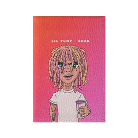 Обложка для паспорта матовая кожа с принтом Lil Pump Boss в Кировске, натуральная матовая кожа | размер 19,3 х 13,7 см; прозрачные пластиковые крепления | Тематика изображения на принте: hip hop | hiphop | lil pump | mc | rap | газзи гарсия | зачитал | клауд | клауд рэп | лил памп | лили | мс | памп | реп | репер | речитатив | рэп | рэпер | трэп | хип | хип хоп | хипхоп | хоп