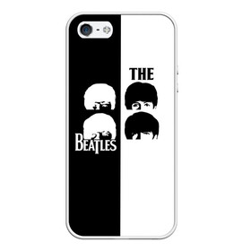 Чехол для iPhone 5/5S матовый с принтом The Beatles в Кировске, Силикон | Область печати: задняя сторона чехла, без боковых панелей | beatles | the beatles | бителз | бителс | битлз | битлс | битлы | группа | джон леннон | джордж харрисон | жуки | зе | ливерпульская четвёрка | мерсибит | пол маккартни | поп | ринго старр | рок