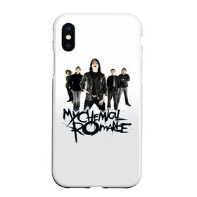 Чехол для iPhone XS Max матовый с принтом Группа My Chemical Romance в Кировске, Силикон | Область печати: задняя сторона чехла, без боковых панелей | gerard way | mcr | my chemical romance | альтернативный | группа | джерард уэй | май кемикал романс | мкр | мой химический роман | мхр | мцр | панк | поп | поппанк | рок | рэй торо