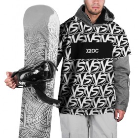 Накидка на куртку 3D с принтом VERSUS BATTLE-XXOC в Кировске, 100% полиэстер |  | rap | versus battle | xxoc | битва | молодежный стиль | рэп | рэп батл | рэп битва | рэперы