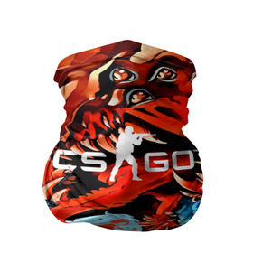 Бандана-труба 3D с принтом CS GO Hyper Beast в Кировске, 100% полиэстер, ткань с особыми свойствами — Activecool | плотность 150‒180 г/м2; хорошо тянется, но сохраняет форму | awp | counter strike | game | skin | авп | игры | прикольные | скин