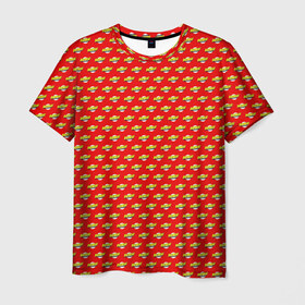 Мужская футболка 3D с принтом Bazinga! в Кировске, 100% полиэфир | прямой крой, круглый вырез горловины, длина до линии бедер | Тематика изображения на принте: 