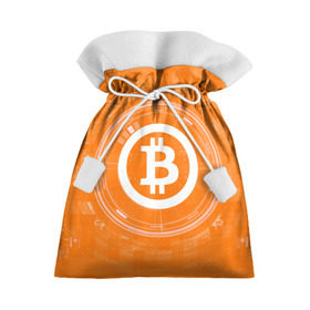 Подарочный 3D мешок с принтом BITCOIN в Кировске, 100% полиэстер | Размер: 29*39 см | bitcoin | btc | coin | crypto | ethereum | money | orange | биткоин | валюта | деньги | известные | криптовалюта | логотип | монета | надписи.cash | оранжевый | цвет | цифровое золото | эфир