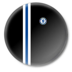 Значок с принтом Chelsea / Line Сollection 2 в Кировске,  металл | круглая форма, металлическая застежка в виде булавки | chelsea | club | football | английская | лига | премьер | челси