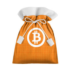 Подарочный 3D мешок с принтом BITCOIN в Кировске, 100% полиэстер | Размер: 29*39 см | bitcoin | btc | coin | crypto | ethereum | money | orange | биткоин | валюта | деньги | известные | криптовалюта | логотип | монета | надписи.cash | оранжевый | цвет | цифровое золото | эфир