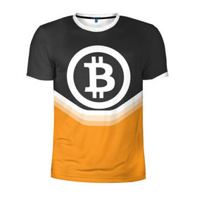 Мужская футболка 3D спортивная с принтом BITCOIN UNIFORM в Кировске, 100% полиэстер с улучшенными характеристиками | приталенный силуэт, круглая горловина, широкие плечи, сужается к линии бедра | bitcoin | btc | coin | crypto | ethereum | money | orange | биткоин | валюта | деньги | известные | криптовалюта | логотип | монета | надписи.cash | оранжевый | цвет | цифровое золото | эфир