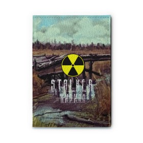 Обложка для автодокументов с принтом S.T.A.L.K.E.R КИРИЛЛ в Кировске, натуральная кожа |  размер 19,9*13 см; внутри 4 больших “конверта” для документов и один маленький отдел — туда идеально встанут права | s.t.a.l.k.e.r. | stalker |   припять | кирилл | сталкер | чернобыль