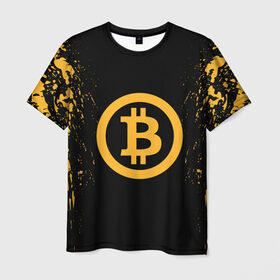 Мужская футболка 3D с принтом BITCOIN в Кировске, 100% полиэфир | прямой крой, круглый вырез горловины, длина до линии бедер | bitcoin | btc | coin | crypto | ethereum | miner | mining | money | orange | биткоин | валюта | деньги | известные | криптовалюта | логотип | майнер | майнинг | монета | надписи.cash | оранжевый | цвет | цифровое золото | эфир