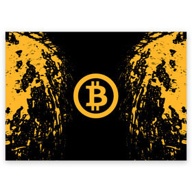 Поздравительная открытка с принтом  БИТКОИН | BITCOIN в Кировске, 100% бумага | плотность бумаги 280 г/м2, матовая, на обратной стороне линовка и место для марки
 | Тематика изображения на принте: bitcoin | btc | coin | crypto | ethereum | miner | mining | money | orange | биткоин | валюта | деньги | известные | криптовалюта | логотип | майнер | майнинг | монета | надписи.cash | оранжевый | цвет | цифровое золото | эфир