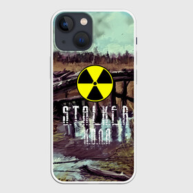 Чехол для iPhone 13 mini с принтом S.T.A.L.K.E.R КОЛЯ в Кировске,  |  | николай | припять | сталкер | чернобыль