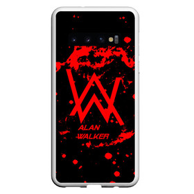 Чехол для Samsung Galaxy S10 с принтом Alan Walker music space в Кировске, Силикон | Область печати: задняя сторона чехла, без боковых панелей | alan walker | club | music | абстракция | клубная музыка | космос | краски | музыка