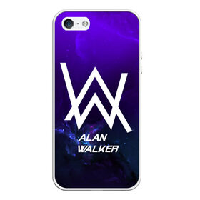 Чехол для iPhone 5/5S матовый с принтом Alan Walker SPACE COLLECTION в Кировске, Силикон | Область печати: задняя сторона чехла, без боковых панелей | alan walker | club | music | абстракция | клубная музыка | космос | краски | музыка