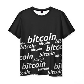 Мужская футболка 3D с принтом BITCOIN в Кировске, 100% полиэфир | прямой крой, круглый вырез горловины, длина до линии бедер | bitcoin | btc | crypto | miner | mining | биткоин | валюта | деньги | криптовалюта | майнинг | цифровое золото