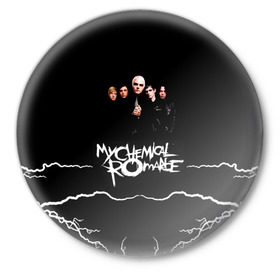 Значок с принтом My Chemical Romance в Кировске,  металл | круглая форма, металлическая застежка в виде булавки | Тематика изображения на принте: gerard way | mcr | my chemical romance | альтернативный | группа | джерард уэй | май кемикал романс | мкр | мой химический роман | мхр | мцр | панк | поп | поппанк | рок | рэй торо