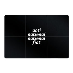 Магнитный плакат 3Х2 с принтом Anti National National Fiat в Кировске, Полимерный материал с магнитным слоем | 6 деталей размером 9*9 см | Тематика изображения на принте: 