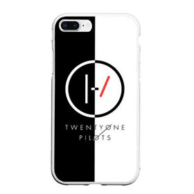 Чехол для iPhone 7Plus/8 Plus матовый с принтом Twenty One Pilots в Кировске, Силикон | Область печати: задняя сторона чехла, без боковых панелей | rock | t.o.p. | top | twenty one pilots | рок