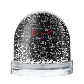 Снежный шар с принтом Формулы E=mc2 в Кировске, Пластик | Изображение внутри шара печатается на глянцевой фотобумаге с двух сторон | emc | альберт | доска | емс хипстер | мел | физик | физика | формула | энштейн