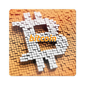 Магнит виниловый Квадрат с принтом BITCOIN в Кировске, полимерный материал с магнитным слоем | размер 9*9 см, закругленные углы | bitcoin | btc | coin | crypto | ethereum | miner | mining | money | orange | биткоин | валюта | деньги | известные | криптовалюта | логотип | майнинг | монета | надписи.cash | оранжевый | цвет | цифровое золото | эфир